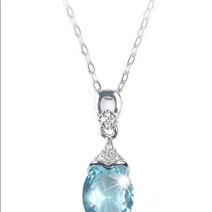 Aquamarine necklace